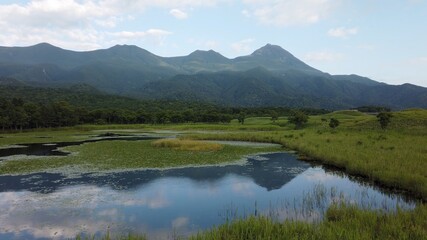 Fototapeta na wymiar 知床 知床五湖 知床半島 北海道 日本 世界遺産 知床国立公園