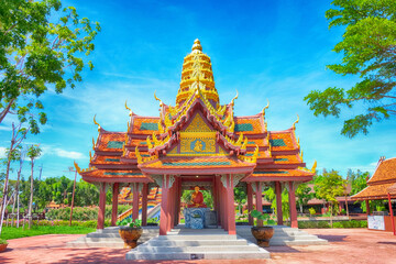 Fototapeta premium Take a picture of the monastery of Phra Ajarn Thammachot