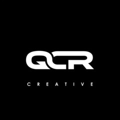 QCR Letter Initial Logo Design Template Vector Illustration