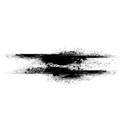 Obraz premium Splatter Paint Texture . Distress Grunge background . Scratch, Grain, Noise rectangle stamp . Black Spray Blot of Ink.Place illustration Over any Object to Create Grungy Effect .abstract vector.