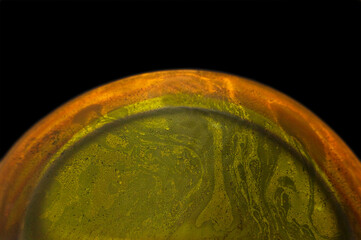 Soap bubble in landscape format for wallpapers.