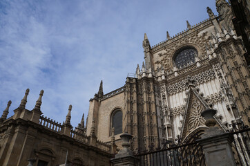 Fototapeta premium Сonception of Seville Cathedral, Spain 