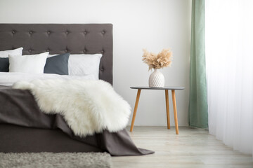 Boho, scandinavian, minimalist and modern apartment style