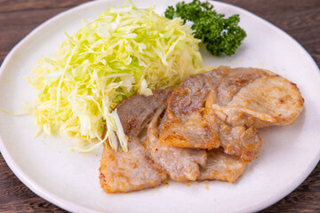 豚の味噌焼き