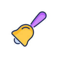 Bell icon in vector. Logotype