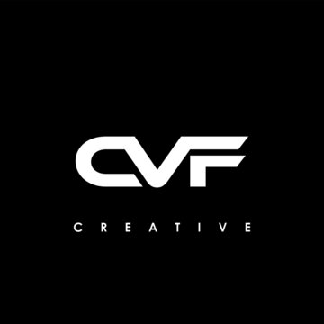 CVF Letter Initial Logo Design Template Vector Illustration