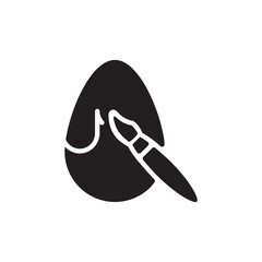Art Easter icon in vector. Logotype