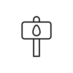 Easter Board icon in vector. Logotype