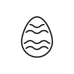 Variegated Eggs icon in vector. Logotype