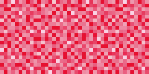 モザイク風グリッドのシームレス背景テクスチャ(ピンク)ベクターイラスト