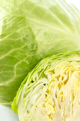 Obraz premium Cabbage on white background