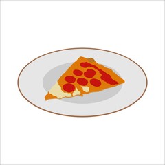 illustration of a pizza