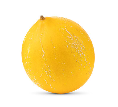 Yellow Melon On White Background