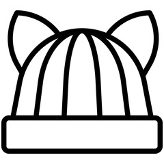 Pussyhat icon, Feminism related vector