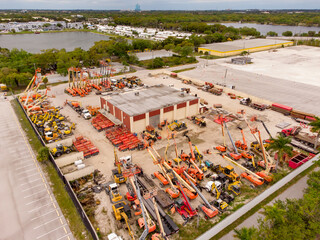 Industrial equipment rental business