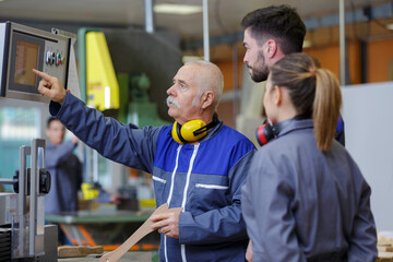 apprentice learning to use a machine