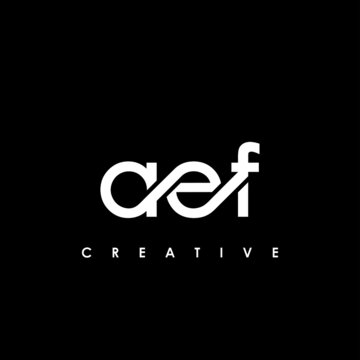 AEF Letter Initial Logo Design Template Vector Illustration