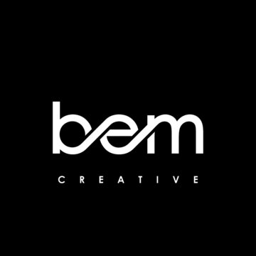 BEM Letter Initial Logo Design Template Vector Illustration