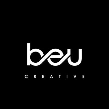 BEU Letter Initial Logo Design Template Vector Illustration