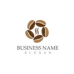 coffee bean icon vector