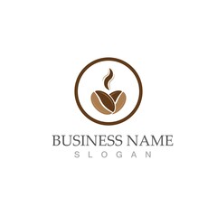 coffee bean icon vector