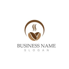 coffee bean icon vector