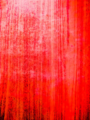red paint on wood