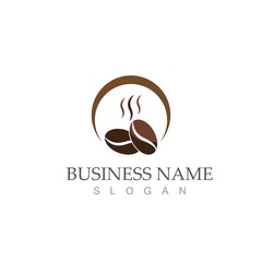 coffee bean icon vector