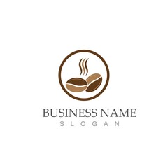 coffee bean icon vector