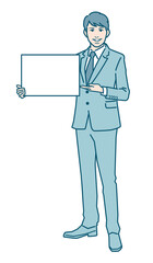 若い男性社会人のベクターイラストレーション