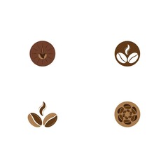 coffee bean icon vector