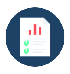 Analytical Report Vector Icon