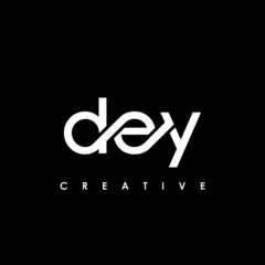 DEY Letter Initial Logo Design Template Vector Illustration