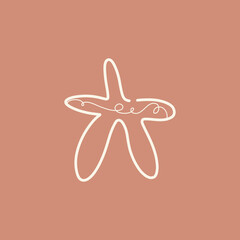 Boho Minimalist abstract nature art shapes collection. Pastel color doodle for fashion design, summer season or natural concept. Modern hand drawn plant leaf and tropical shape decoration set.