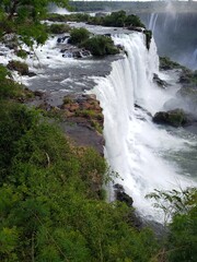 Fototapeta na wymiar Cachoeira - Cataratas Foz do Iguaçu