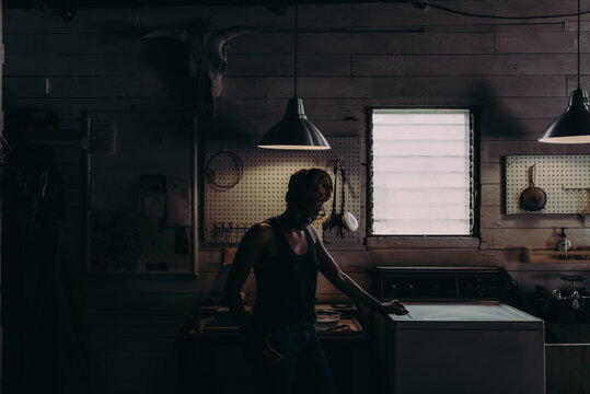 artist in studio