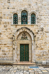 Fototapeta na wymiar Exterior View Holy Sepulchre Church, Jerusalem