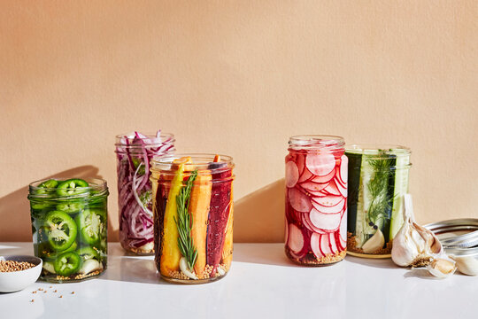 Assorted Pickled Jars