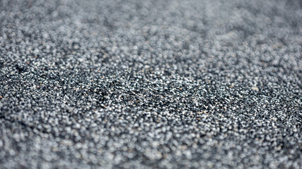 Concrete texture, gray porous tiles, close-up selected focus 