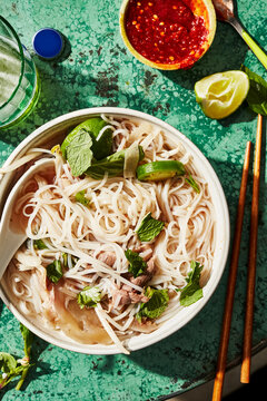 Eating Pho in Vietnam