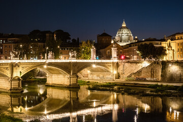 Fototapeta na wymiar Rome by night