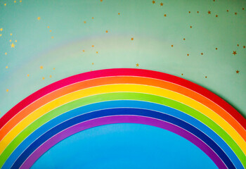 Detail of a child's dream-themed room