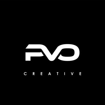 PVO Letter Initial Logo Design Template Vector Illustration