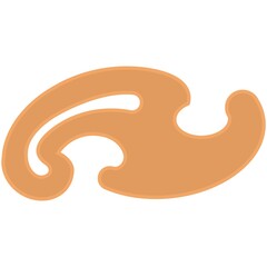 Vector sew accessory icon isolated on white background