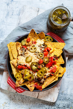 Vegetarian Lentil Nachos