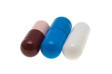 medical capsules isolated