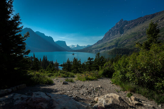 Goose Island under Supermoon