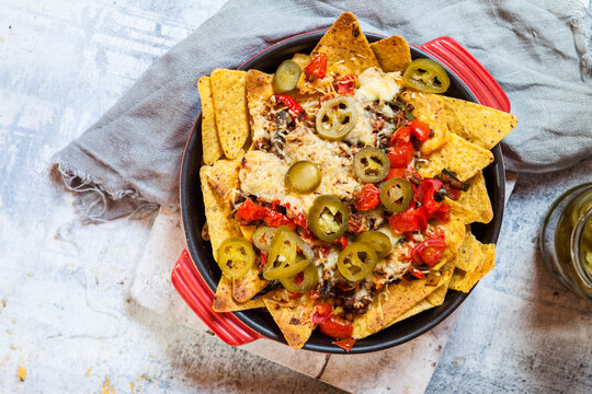 Vegetarian Lentil Nachos