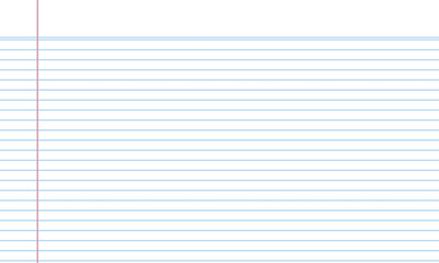 Blank white worksheet exercise book and back to school vector design.