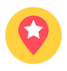 Favorite Location Vector Icon